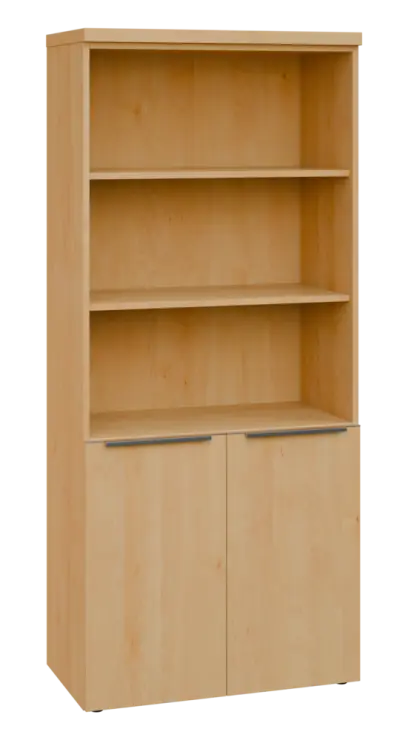 SIN 5 - 8DN3 kancelářská skříň, 2-dveřová/nika, 1820x800x400, javor horský